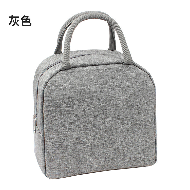 Customized lunch box waterproof portable thermal insulation bag aluminum foil large-capacity lunch box office workers storage with rice bento bag custom