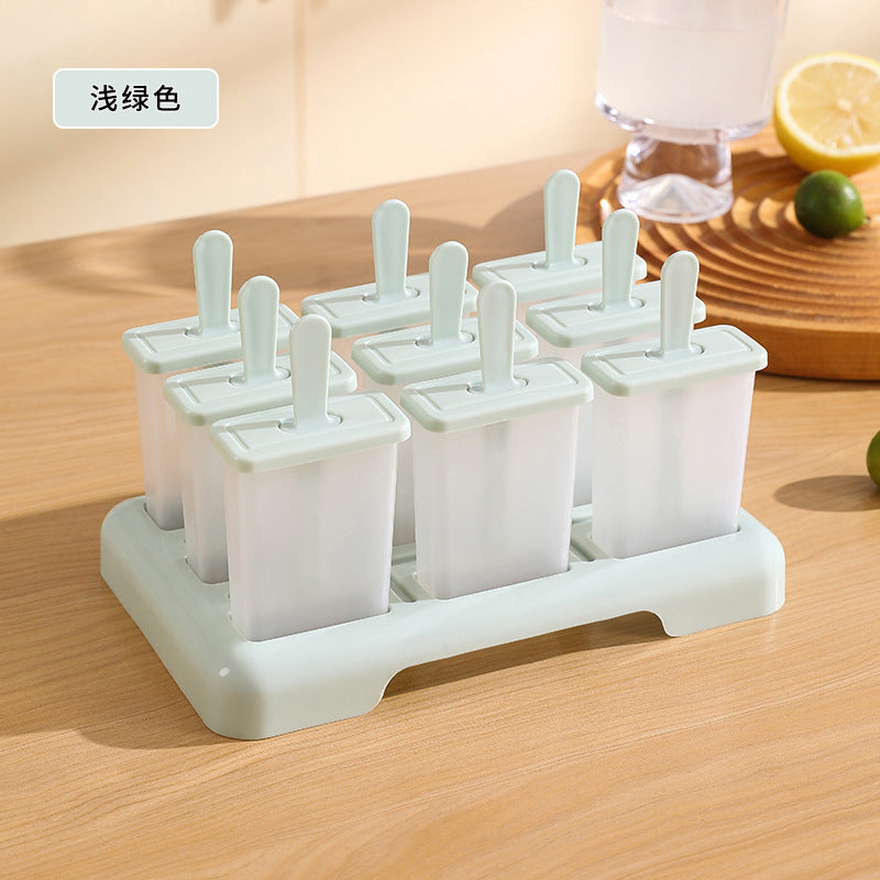 Food grade ice cube mold household make popsicle popsicle children DIY homemade ice cream frozen ice cube box ice grid wholesale