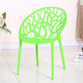 Scandinavian backrest dining chair, stackable, with armrests, thickened plastic chair, popular balcony, etc., cut out outdoor casual chair
