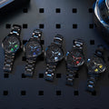 New arrivalmenrotate wheel stereocut out car modification gift watch middle southeast asia men's watch quartz watch