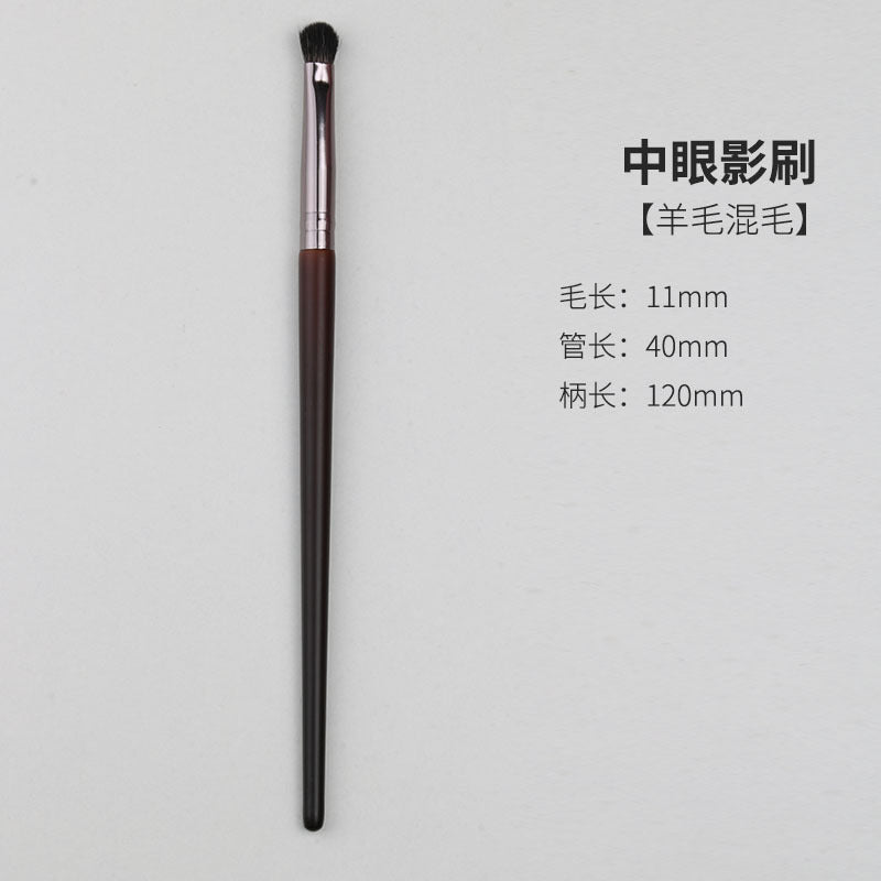 Wooden handle makeup brush set - cangzhou makeup brushes: blush brush, wool brush, powder brush, foundation brush, eyeshadow brush, and other makeup brushes