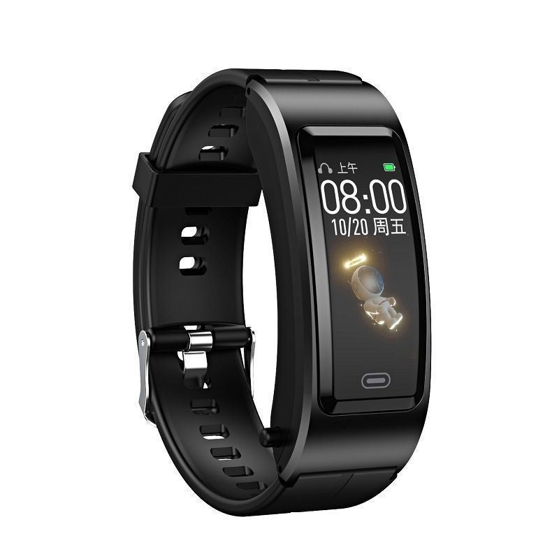 High-definition large screen, call and text-enabled smart bracelet with 2-in-1 earphones, heart rate and blood glucose monitoring, bluetooth watch with payment capabilities