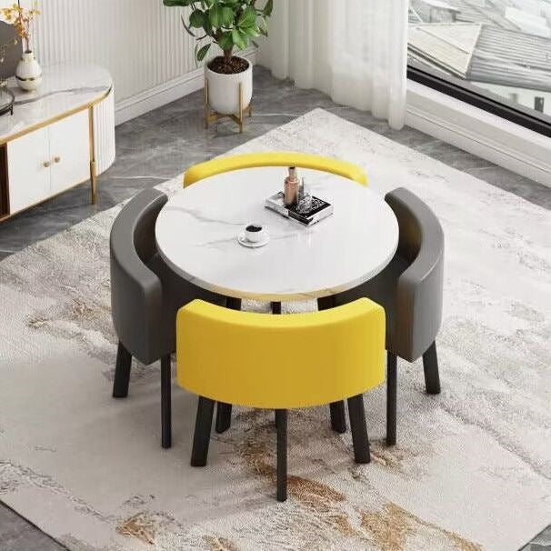 Casual negotiation balcony casual table and chairs office reception coffee shop sales office rest area commercial for home small round table