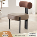 Italian minimalist dining table and chairs, light luxury chairs, home backrest chairs, cream style - direct from the source factory