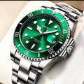 Xiangshiman brand golden steel belt waterproof water ghost men's luminous watch factory direct sales exportnew arrival cross-border hand