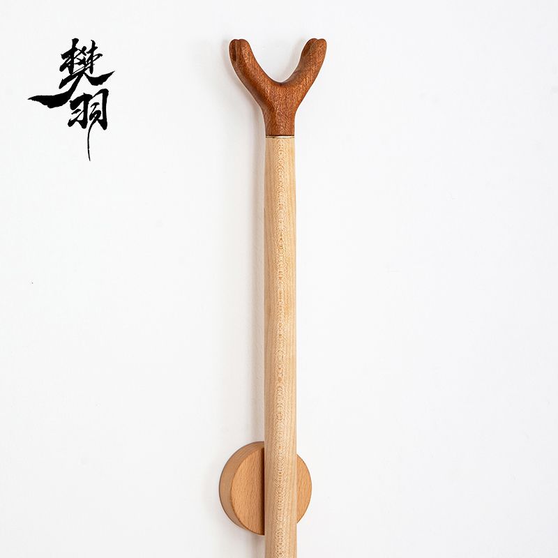 Solid wood clothes drying pole fork for homesolid wood clothes drying pole balcony clothes indoor shop multi-functional clothes pole