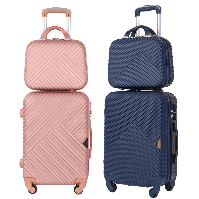 Cross-border multi-piece boarding suitcase gift travel password box waterproof universal wheel trolley case expandable
