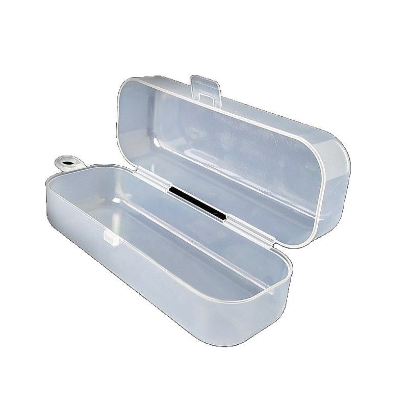 Factory direct sales baby baby teeth brush toothpaste storage box high transparency PP dust packaging box feeding supplies plastic box