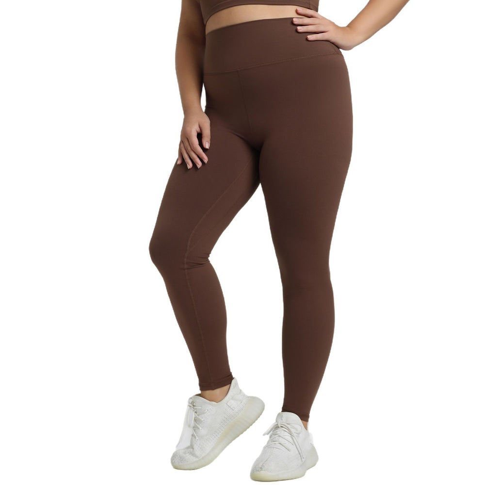 Fashion lycra classy yoga pants women's plus size hip lifting high waist sports pants lulu same style nude fitness pants