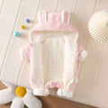 Baby girl's warm, cozy, and adorable winter romper – perfect for outings! this fleece-lined, extra-thick onesie is ideal for newborns and toddlers