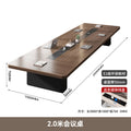 Customizable office conference table, modern minimalist conference room table and chair set, long table for meetings, negotiations, and employee training