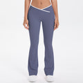 new color block criss-cross fitted brushed high-stretch yoga set - 5-piece running, fitness, and breathable training outfit