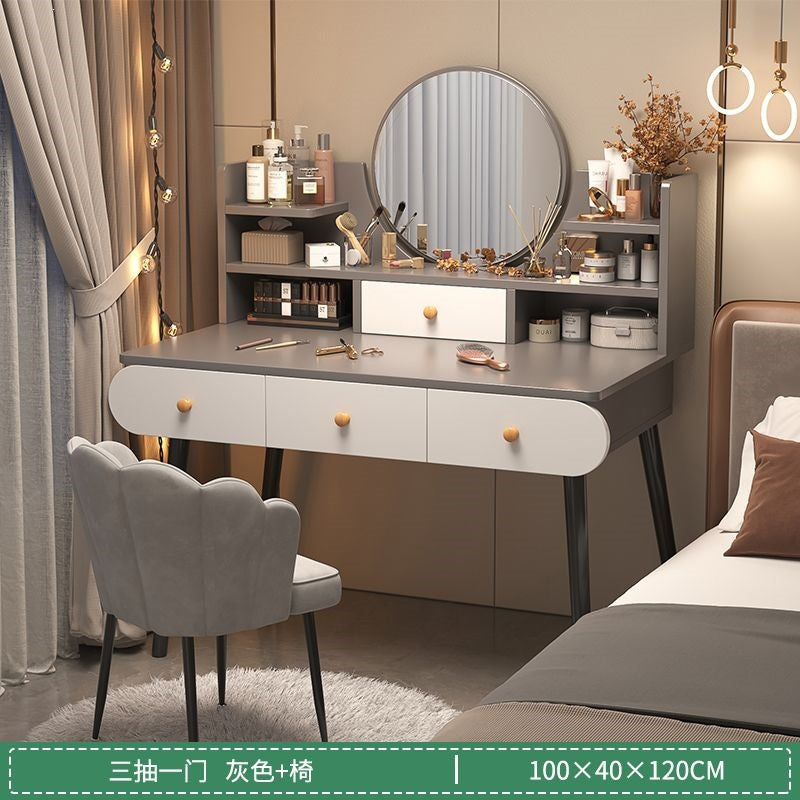 Vanity table bedroom simple modern small makeup cabinet all-in-one small apartment new arrival makeup table makeup table