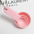 Beauty mask spoon makeup tool seaweed mask powder measuring spoon 2.5/5/15ml mask spoon chain three spoons