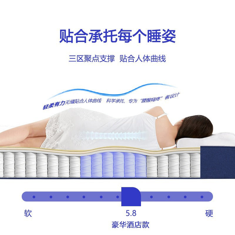 Blue Roll Bag Box Memory Cotton Simmons Mattress Independent Spring Compression Household Latex Disassembly Hotel Brand