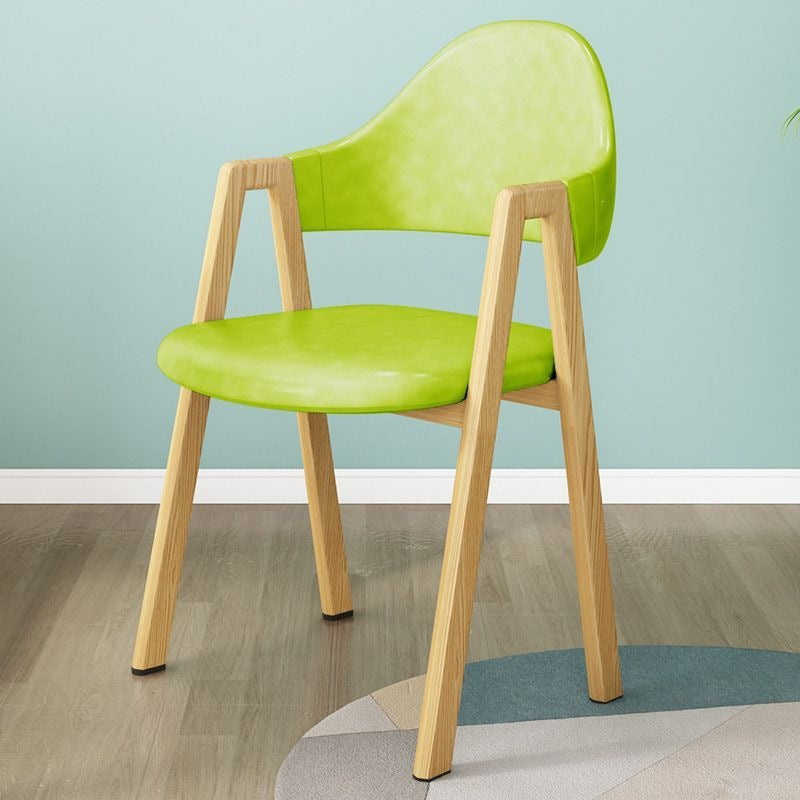 Dining chair home casual modern scandinavian chair bedroom study desk chair casual stool backrest commercial dining table chair