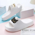 Pvc [black and white kitten] 669 white