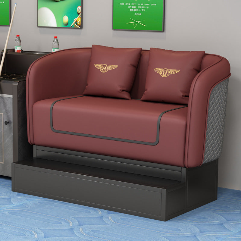High-end billiard hall viewing sofa billiard room sofa table and chair self-service billiard room viewing elevated chair sofa coffee table