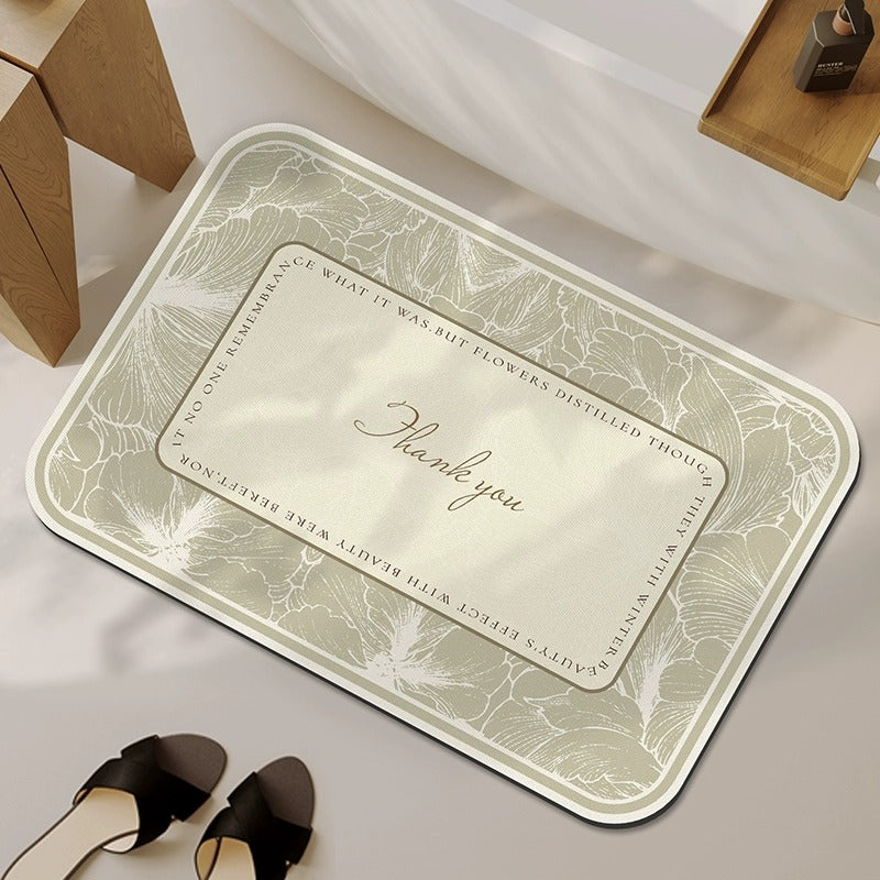 Floor mat bathroom winternew arrivalaccessible luxuryclassy diatom mud bathroom door non-slip toilet absorbent mat