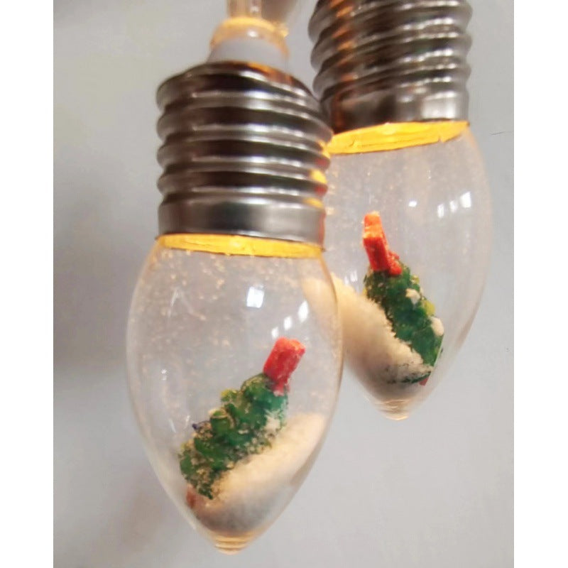 New wholesale LED bulb light Christmas chandelier light string Christmas tree wall hanging light gift living room decoration box light