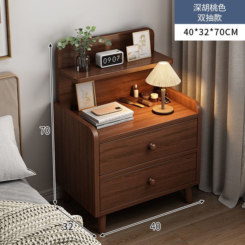 Bedside table bedroom for home widened bedside small cabinet with drawer storage cabinet rental house solid wood scandinavian style