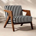 Scandinavian solid wood single sofa richard french medieval style living room sofa chair balcony casual chair lazy sofa
