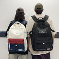 Backpack girl's friend: fresh, japanese-style school backpack - large capacity, cute color block design for middle and high school students