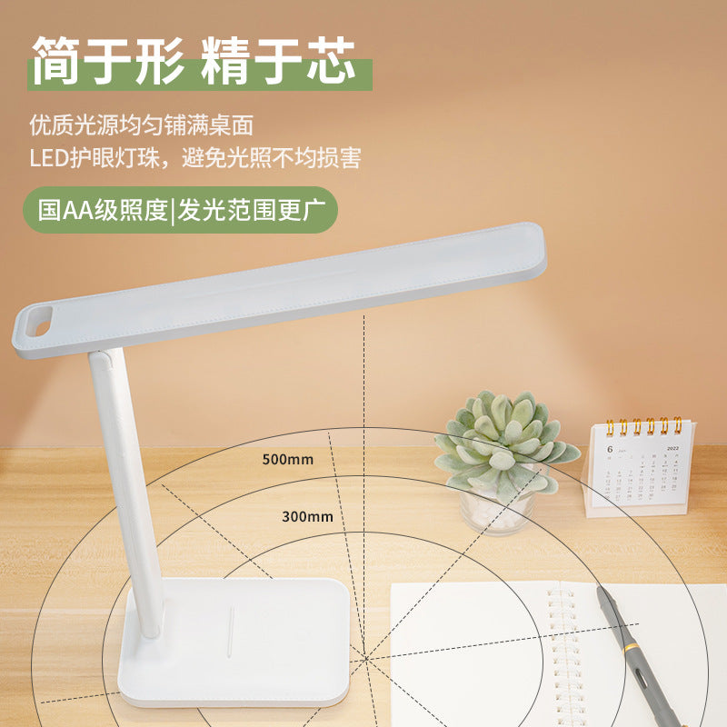 Led folding desk lamp usb reading light - eye protection bedside lamp for students, study, bedroom, dorm room, and ambient night light
