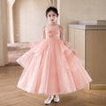 Children's formal dress - black high-end gown, elegant little girl princess dress, flower girl wedding dress, evening gown - in stock & dropshipping available