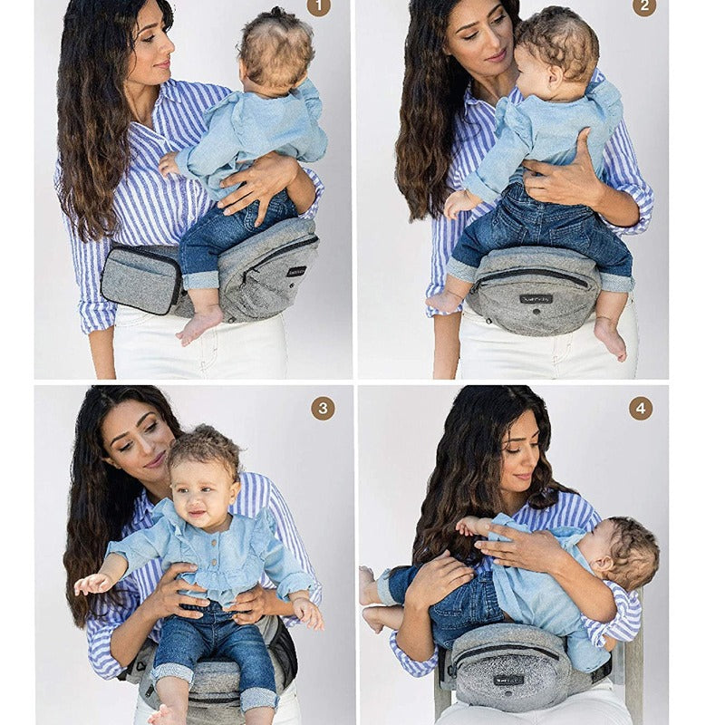 Tushbaby ergonomic baby carrier - suitable for infants and toddlers, single child carrier, baby doll carrier, multi-age design, crossbody style