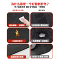 Pvc floor mat outdoor flame retardant grill outdoor double-sided insulation fireplace thickened protective waterproof protective mat