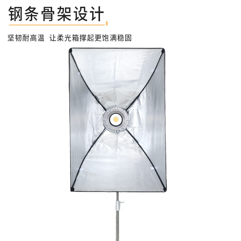 Customized four-corner soft light box 60 * 90 universal Borong bayonet soft light lampshade live video light flash accessories