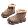 Kids' snow boots: boys'  winter cotton shoes, outdoor wear, baby winter shoes, girls' boots, toddler fleece-lined shoes