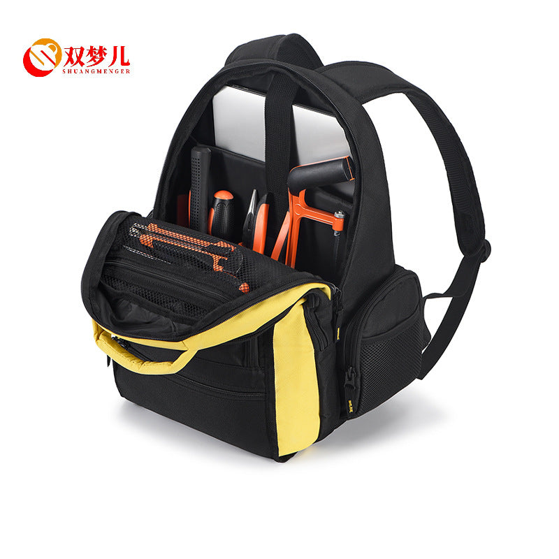 Custom Hardware Tools Storage Backpack Oxford Fabric Multifunctional Electrician Canvas Repair Portable Installation Toolbox