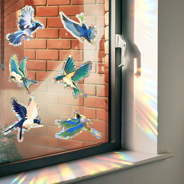 Cross-border  new animal bird swallow static sticker for bedroom, living room, bathroom glass decoration sticker
