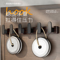 Walnut wood hook - no drilling required, over-the-door coat and hat hook, wall-mounted fixed clothes hook, entryway coat rack