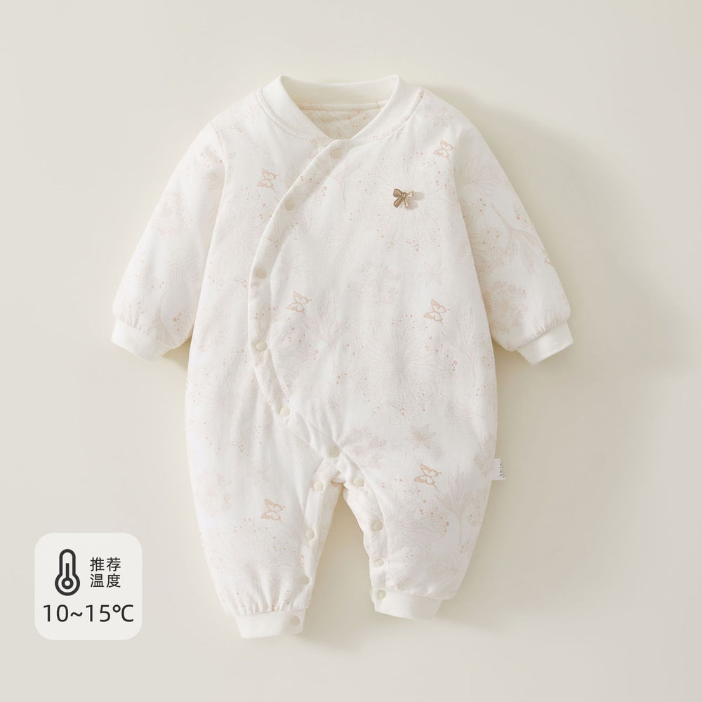 Babibele baby rompers - pure cotton, lightweight cotton, warm newborn baby clothes, quilted onesies, crawling suits, sleepwear