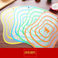 Household outdoor disposable cutting board kitchen chopping board plastic cutting fruit board non-slip sheet transparent chopping board barbecue