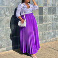 C8499p in stock with belt european and american clothing elegant elegance pleated stylish large skirt skirt export skirt