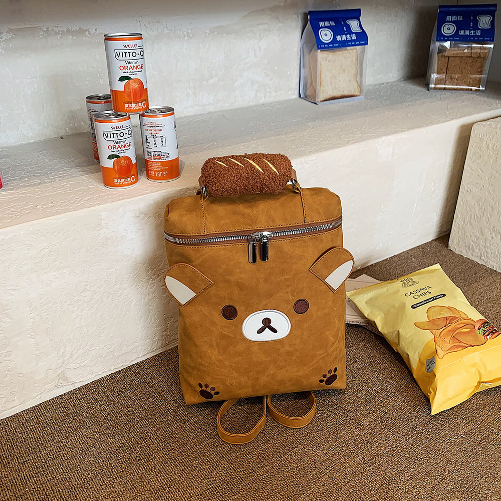 Cartoon cute bear backpack - women's trendy new arrival - large capacity 2026 new handbag backpack - dropshipping available
