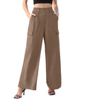 quick-dry sun protection ice silk cargo pants - women's summer lightweight high-waisted loose fit slimming casual straight leg hot girl style