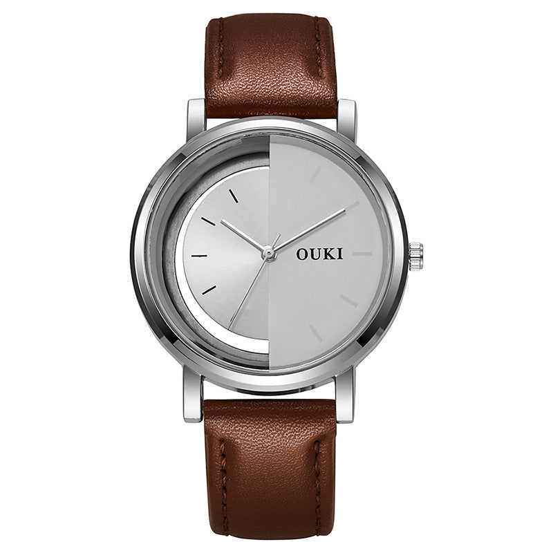 Hollow dial watch casualcasualk-style watch women's watch quartz watch manufacturer wholesale women's watch accessible luxury cross-border