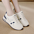 plus size women's shoes new arrival leather sneakers women's k-styleeasiest for matchflatscasual soft bottom running dad shoes