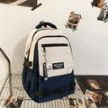 Japanese style backpack men's college student school bag lightweight outing hiking travel backpack women's easiest for match large capacity computer bag