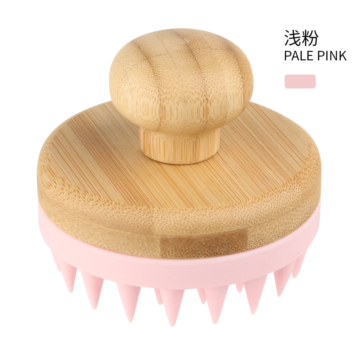 Cross-border new silicone shampoo brush, powerful head massage, clean scalp shampoo brush, soft silicone tooth shampoo comb