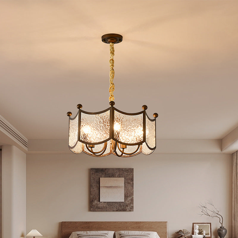 Zhongshan French retro medieval bedroom chandelier Nanyang style restaurant light study tea room room creative shop chandelier