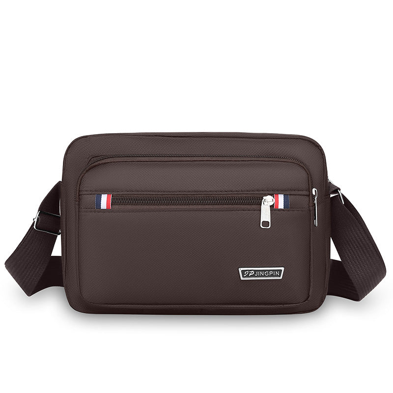 Foreign trade men's shoulder bag outdoor fashion trend messenger bag leisure business business wallet multi-layer storage bag