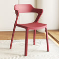 Wholesale engineering backrest stool thickenedfor home plastic chair stackable dining chair spare commercial casual armchair
