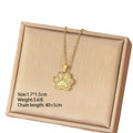 [titanium steel] full diamond cat scratch copper inlaid zirconium necklace for women simple elegant niche high-end cute clavicle chain jewelry
