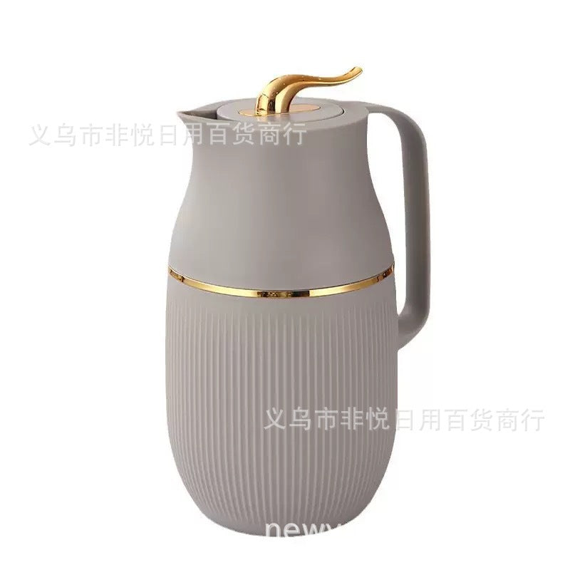 best-selling manufacturer direct sales thermos kettle thermos coffee pot thermos kettle thermos teapot capacity plastic red gallbladder